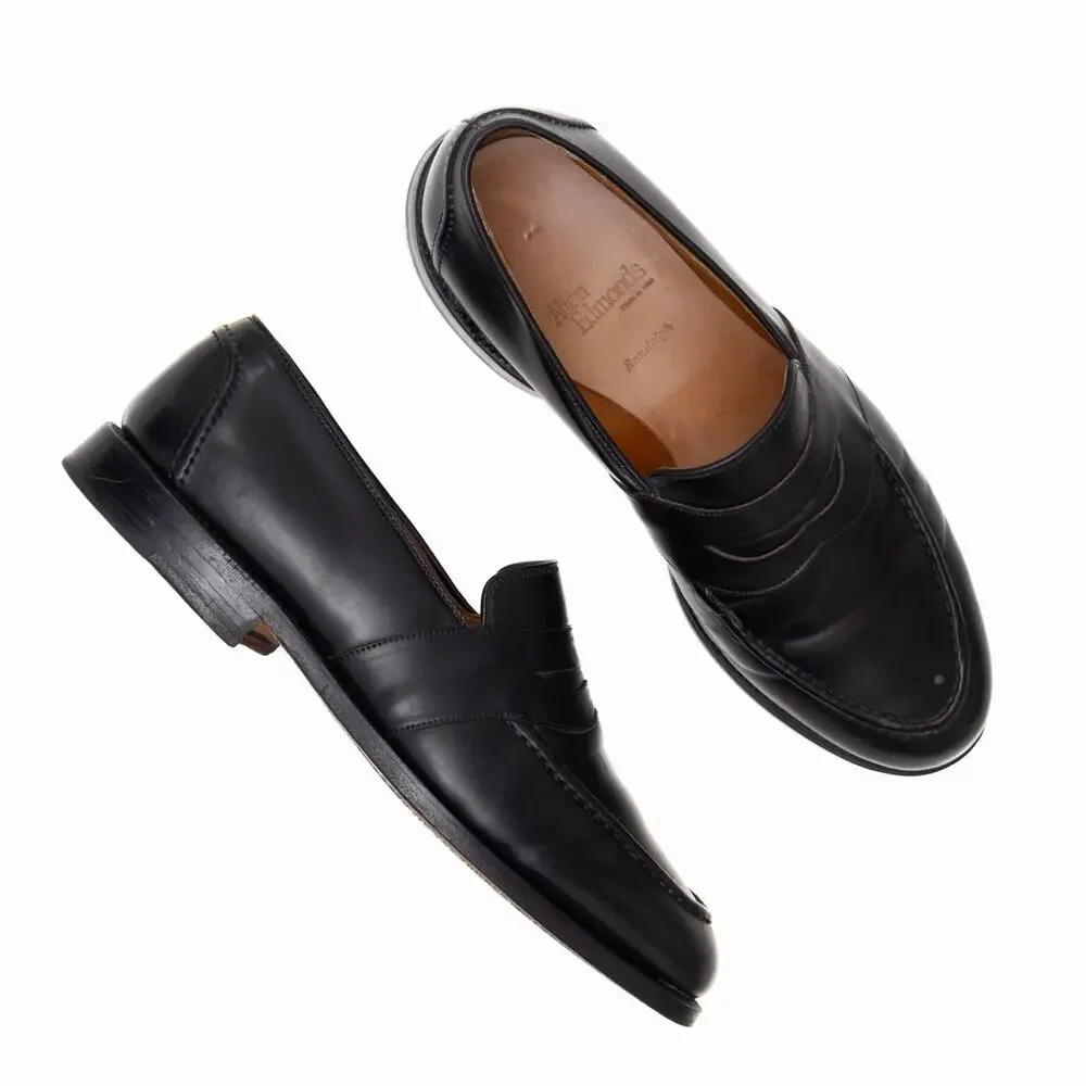 $850 Allen Edmonds Randolph Black Shell Cordovan Penny Loafer — US 10 EEE